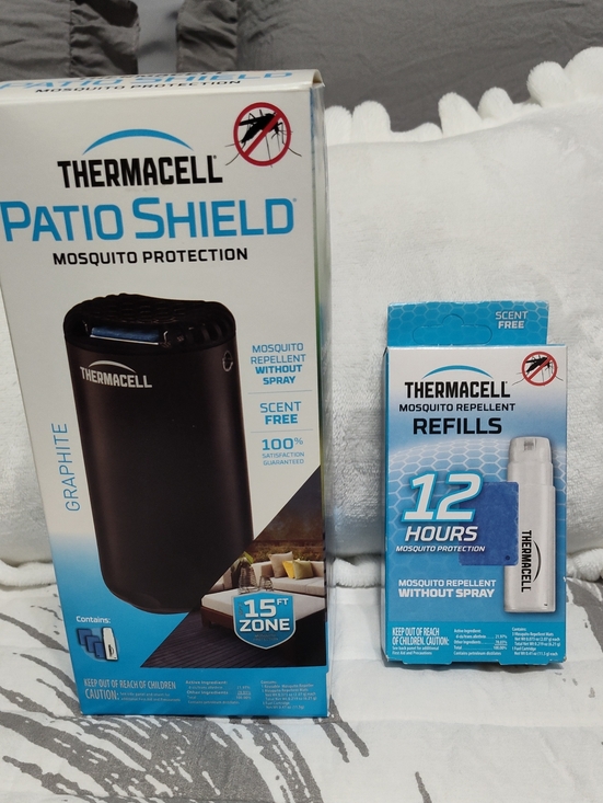Thermacell Other - Thermacell Patio Shield Mosquito Protection (Graphite) & Refills, 15' Zone